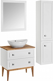 ASB-Woodline Мебель для ванной Каталина 80 white – фотография-3